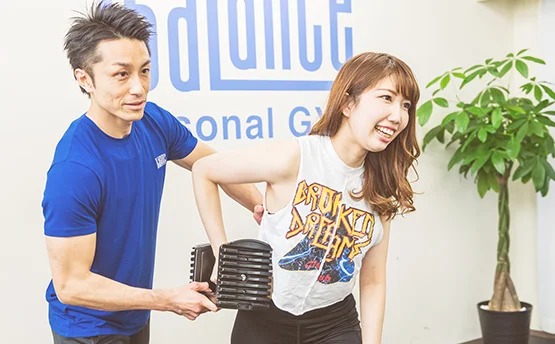 ティーバランスのトレーニング風景